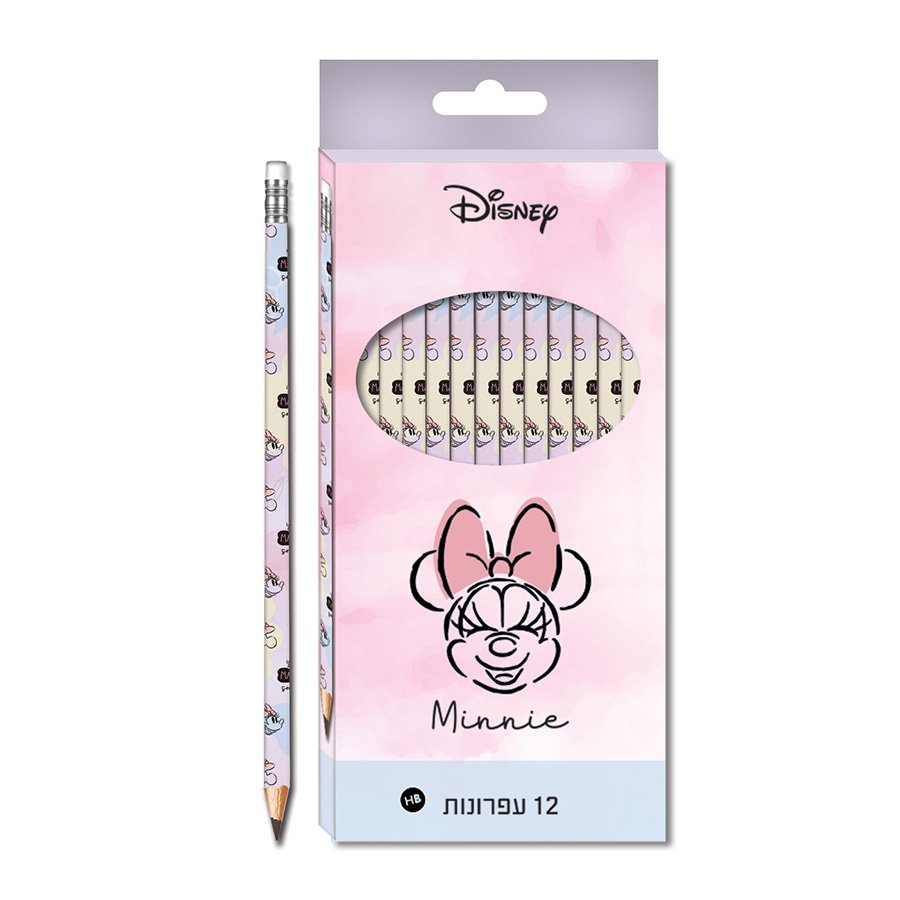 סט 12 עפרונות מיני מאוס