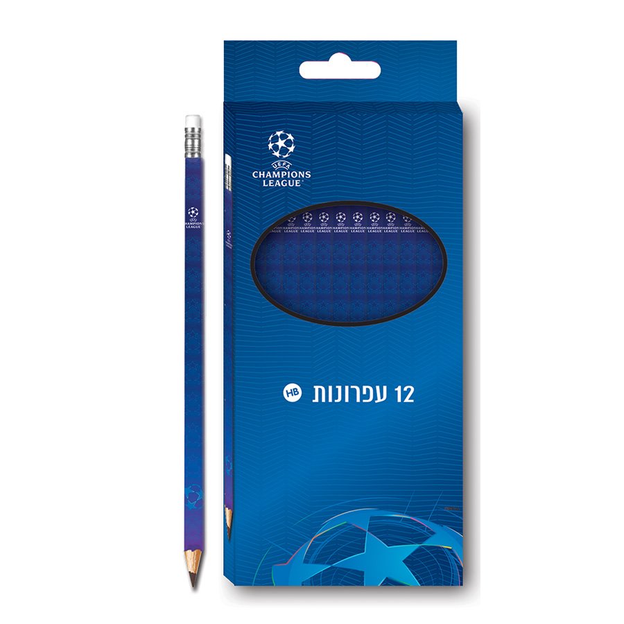 סט 12 עפרונות ליגת האלופות