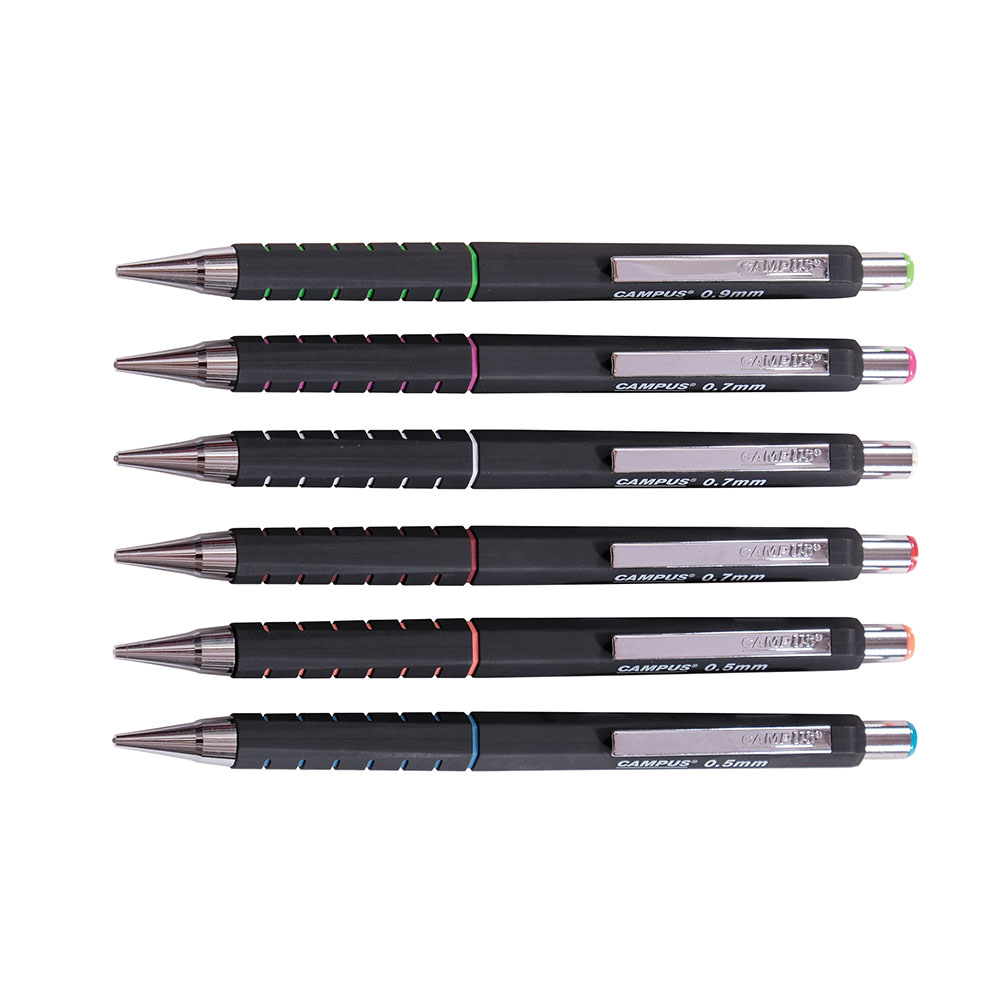 עפרון מכני מתכת שחור 0.7 קמפוס