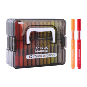 טושים אקריליים 60 צבעים deli EC194-60