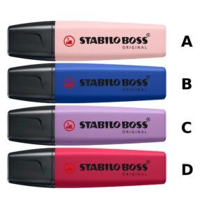 טוש הדגשה STABILO BOSS פרחי בר