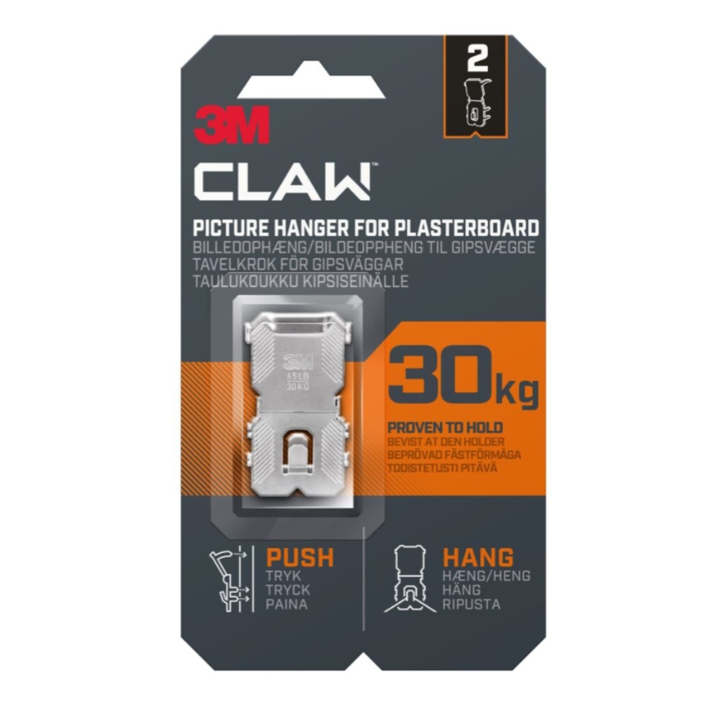 מתלה קיר גבס 30 ק''ג 3M