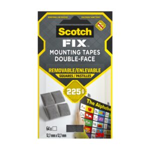 סקוטש ריבועי דבק דו צדדי ניתן להסרה 3M