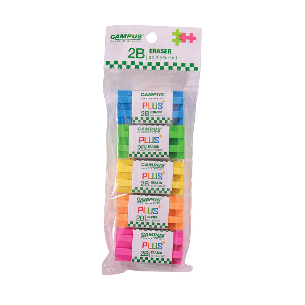 סט 5 מחקים פלוס קמפוס