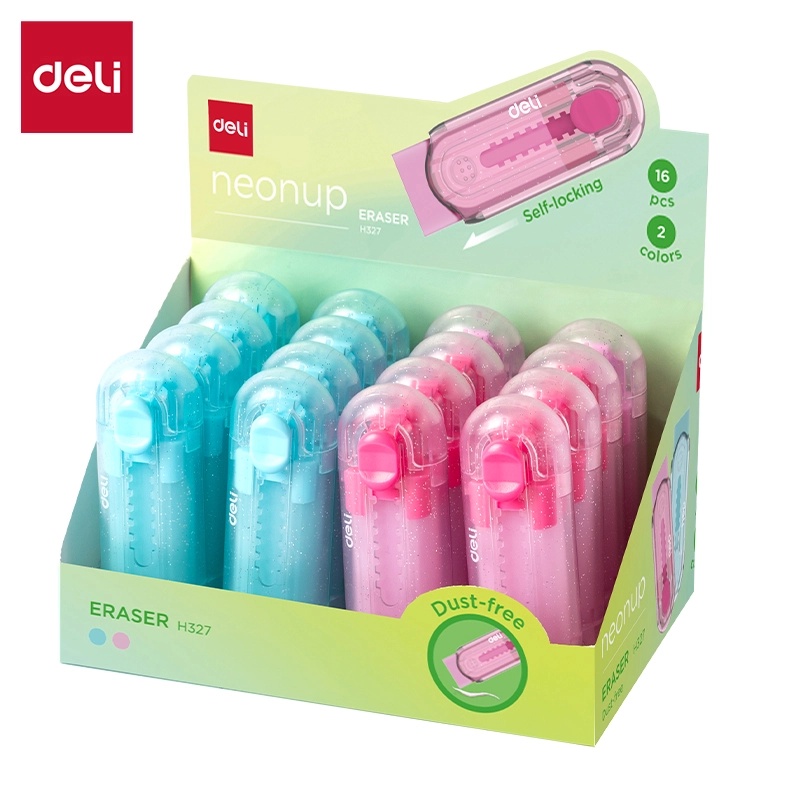 מחק נשלף בגוף פלסטיק DELI EH327