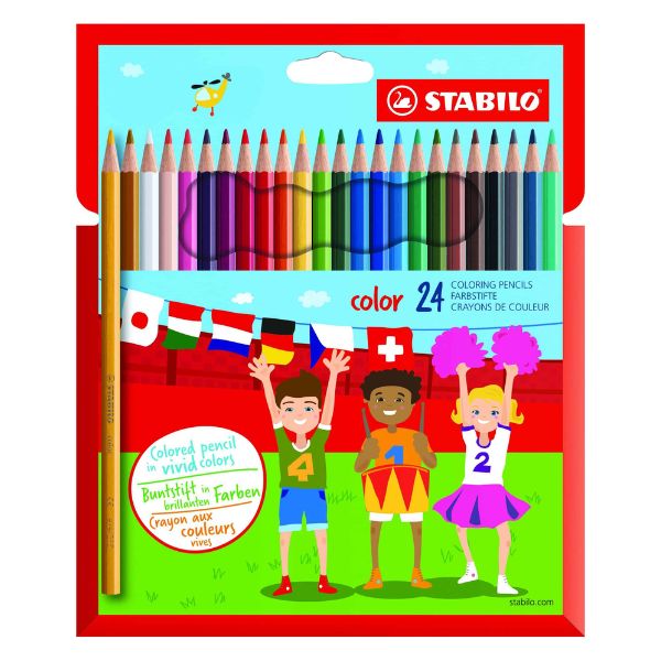 סט 24 צבעי עפרון סטאבילו