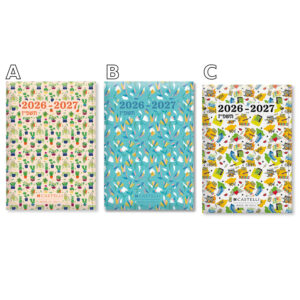 יומן שבועי A5 מודפס מובלט קסטלי