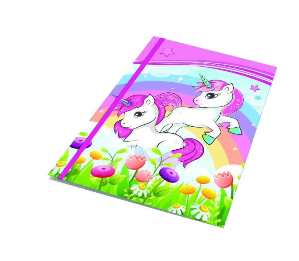 תיקיית גומי חד קרן