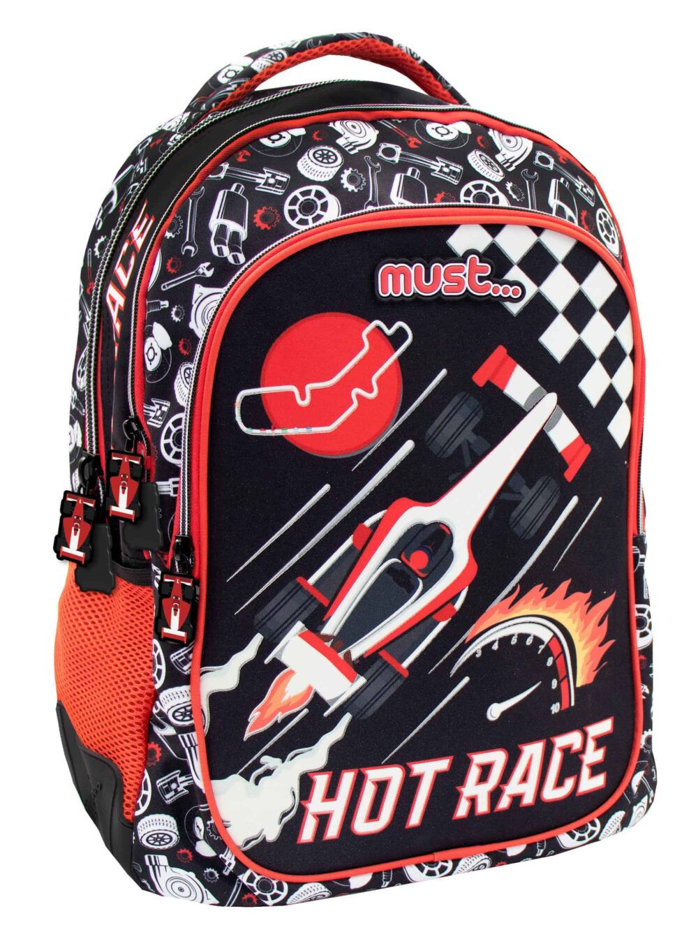 תיק גב מעוצב 2 תאים - בנים