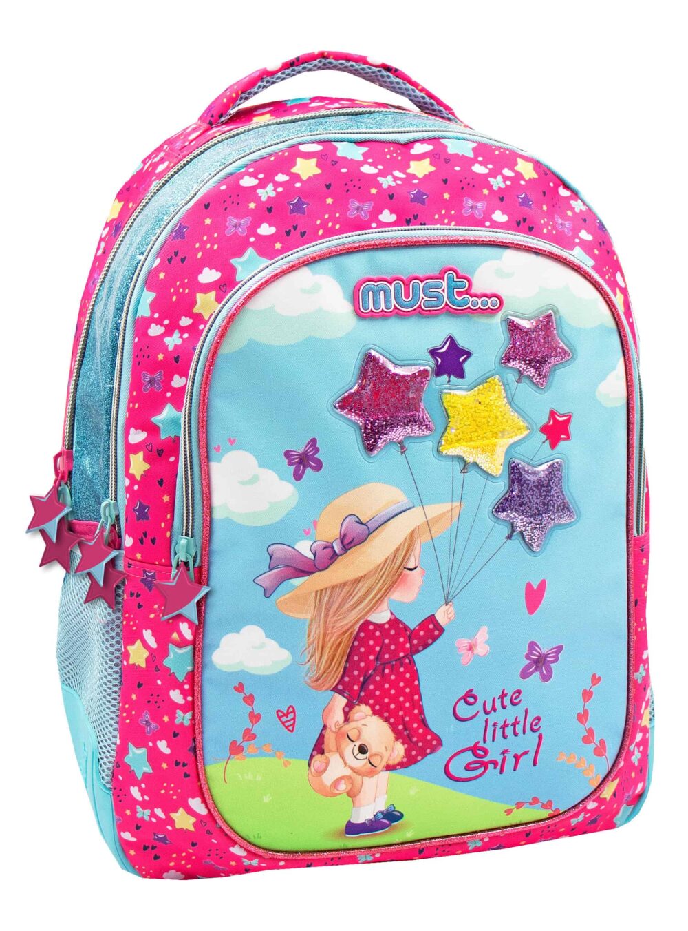 תיק גב מעוצב 2 תאים - בנות תיק גב מעוצב 2 תאים - בנות