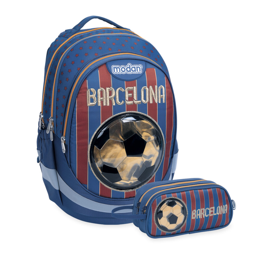 תיק אורטופדי וקלמר כדורגל ברצלונה