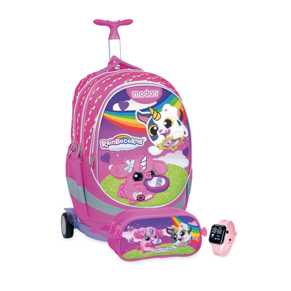 תיק טרולי וקלמר ריינבוקורן זוג+דיסקית