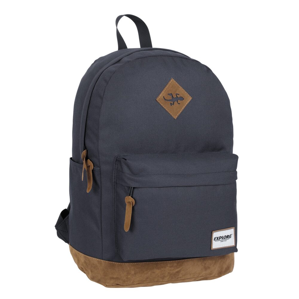 תיק ראלי תחתית עור שחור