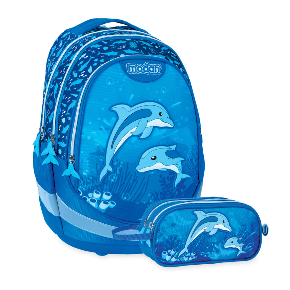 תיק אורטופדי וקלמר דולפינים מתחת למים