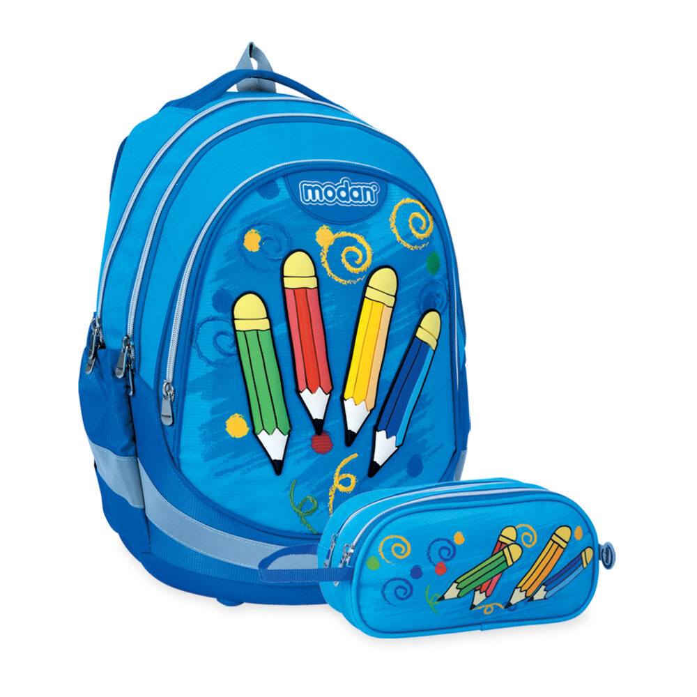 תיק אורטופדי וקלמר עפרונות רקום