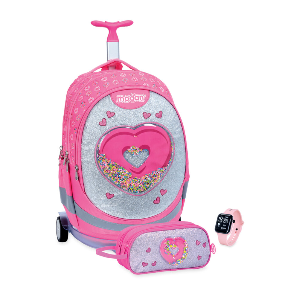 תיק טרולי וקלמר דונאטס לב