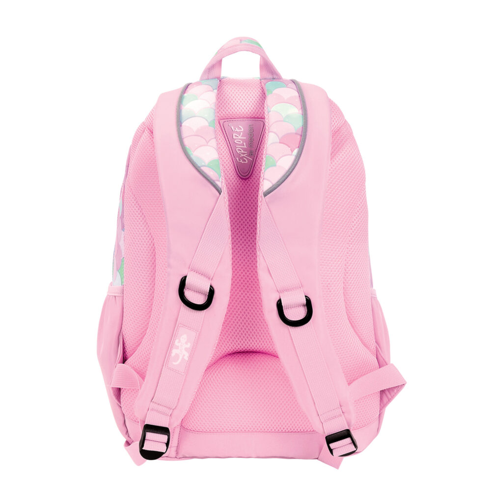 תיק בר בנות קשקשים סגול ורוד טורקיז אקספלור 2in1