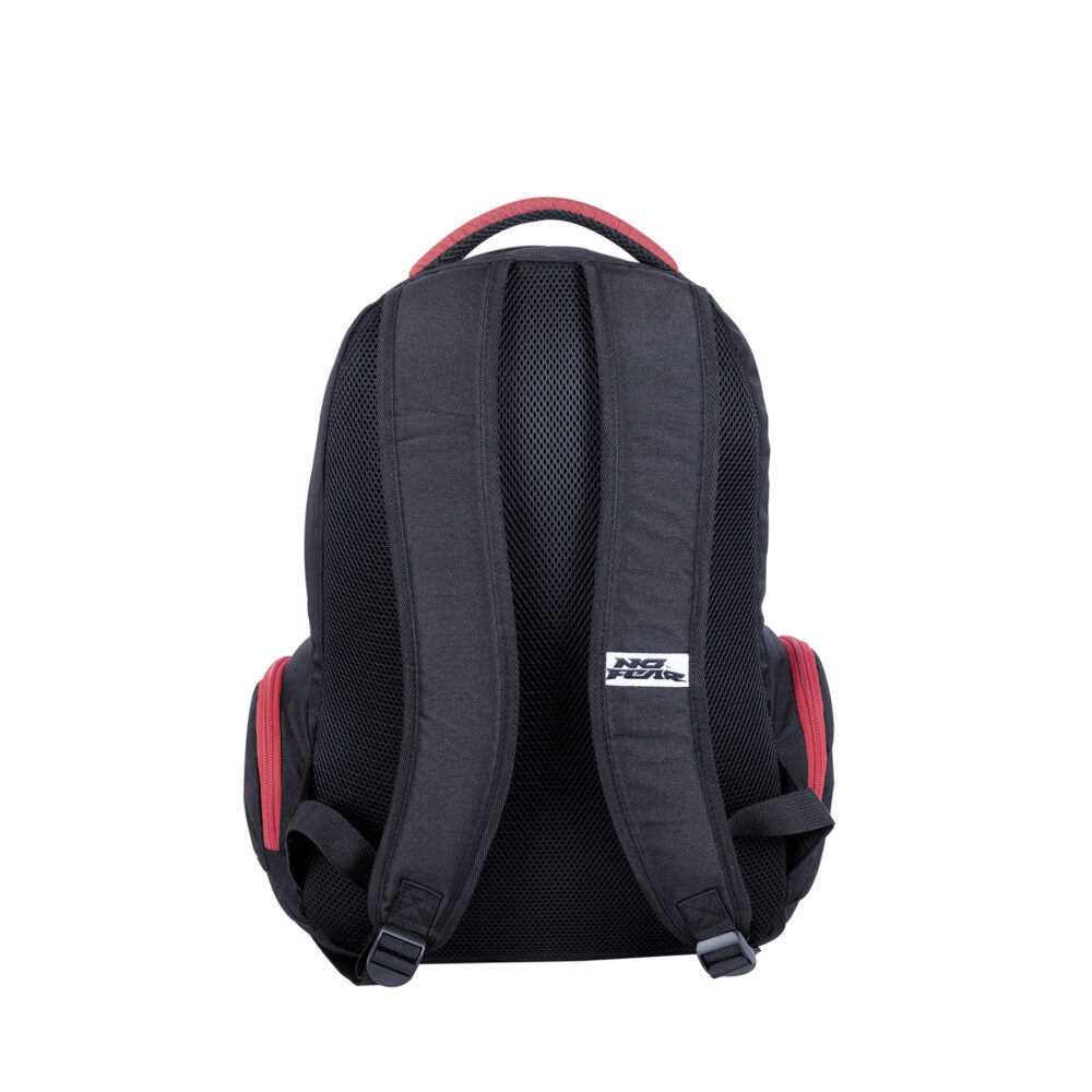 תיק בוגר NO FEAR שחור עיניים אדום