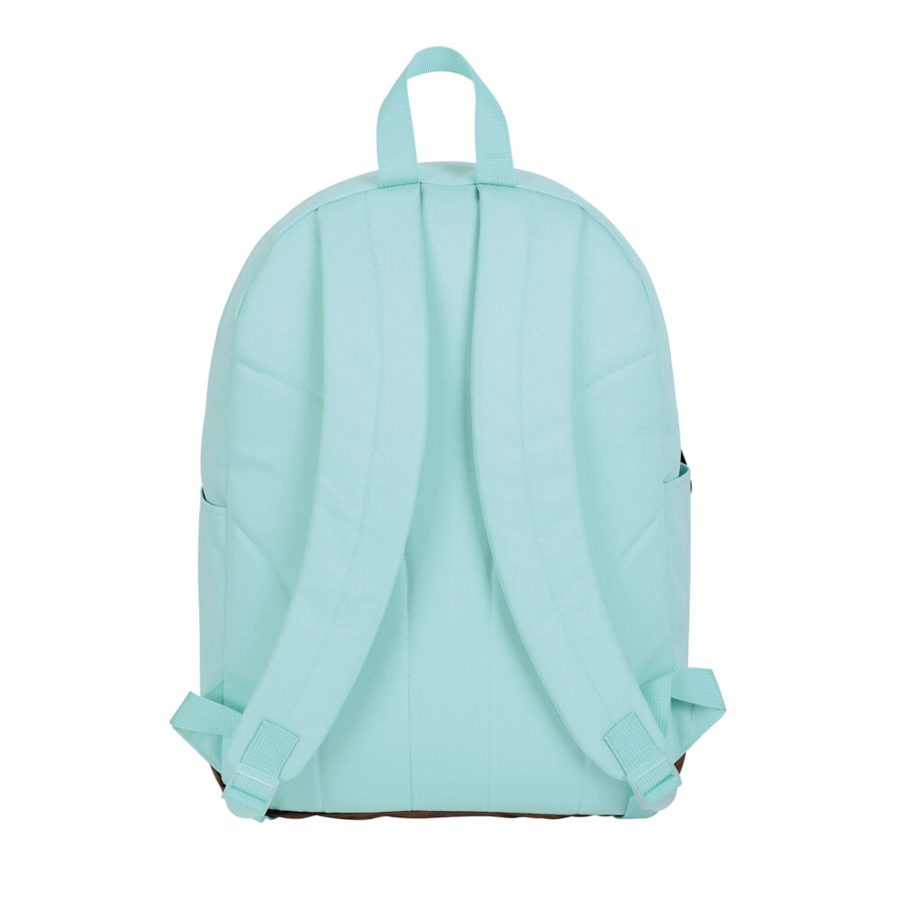 תיק ראלי חלק ירקרק/טורקיז