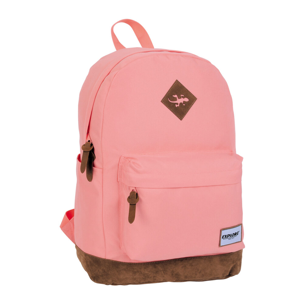 תיק ראלי תחתית עור אפרסק (ורוד)