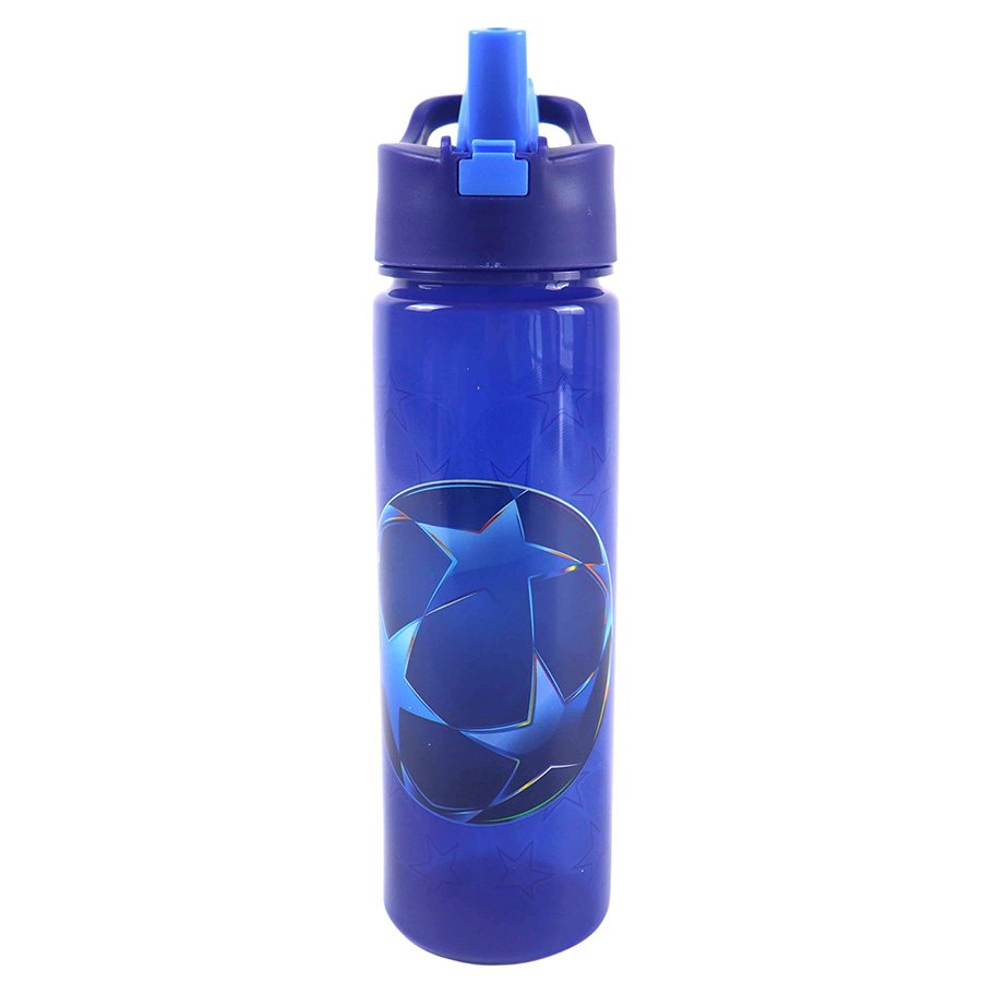 בקבוק שקוף עם לחצן ליגת האלופות 600מ"ל בקבוק שקוף עם לחצן ליגת האלופות 600מ"ל