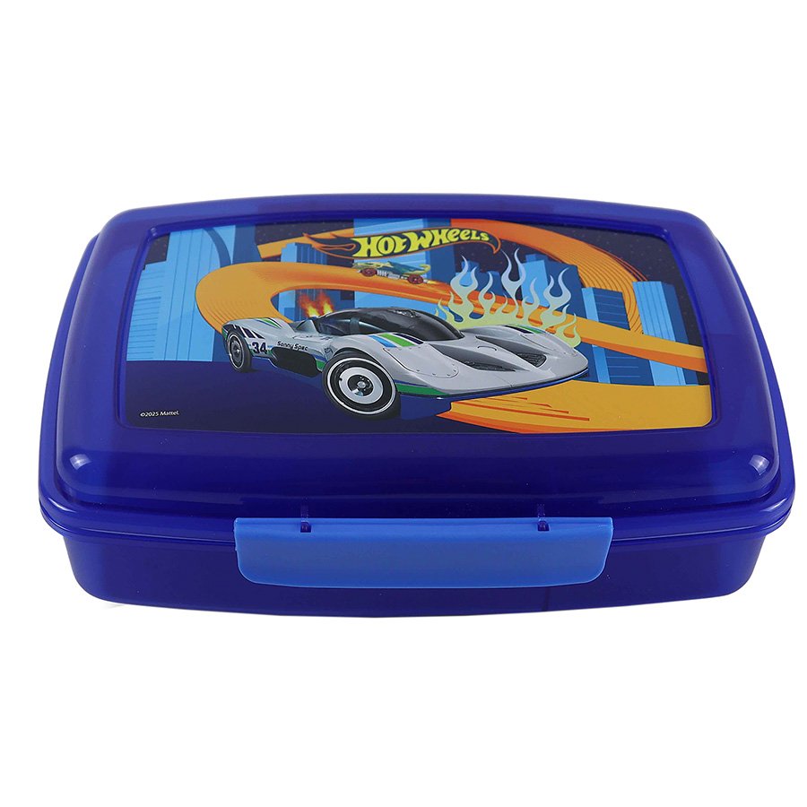 קופסת אוכל מחולקת 2 קליפסים הוט ווילס