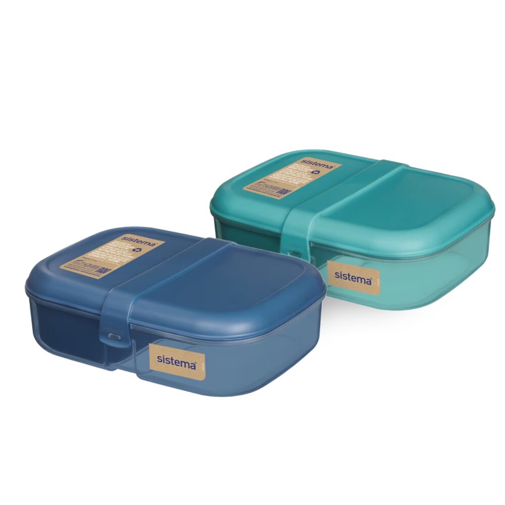 איחסונית ארוחה מחולקת 1.1 ל'+מיכל תוספות